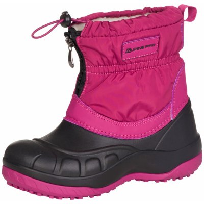 Alpine pro Dětská zimní obuv Savio růžová – Zboží Mobilmania
