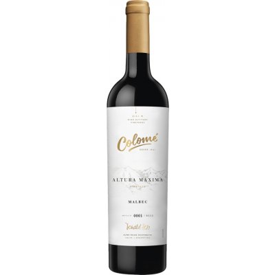 Colome Altura Maxima Malbec 2020 Červené 15,5% 0,75 l (holá láhev) – Hledejceny.cz