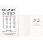 Přání humorné - Osmisměrka růžová – Zboží Dáma