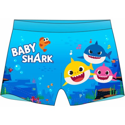 Chlapecké koupací boxerky Baby Shark modrá