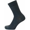 Knitva Elastické společenské ponožky šedá tmavá