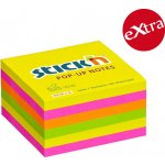 Samolepicí bloček "Z", neonové barvy, 76x76 mm, 6x100 listů, STICK N 21848 – Hledejceny.cz