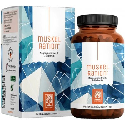 Naturtreu Komplex pro svaly magnézium citrát a L-glutamín 90 kapslí – Hledejceny.cz