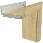 Solodoor Obložková zárubeň 80 P šířka 80 mm dub natur – Zboží Mobilmania