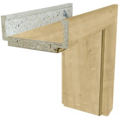 Solodoor Obložková zárubeň 80 P šířka 80 mm dub natur – Zboží Mobilmania