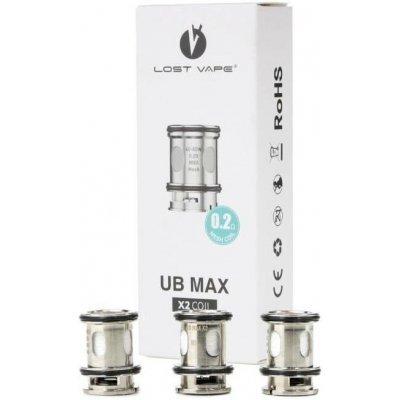 Lost Vape UB Max Coil 0,2 ohm 3 ks – Hledejceny.cz