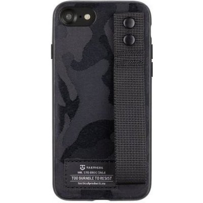 Tactical Camo Troop Drag Strap Kryt pro Apple iPhone 7/8/SE2020/SE2022 černý