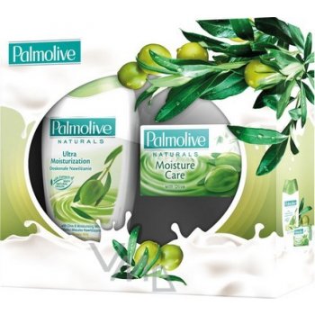 Palmolive Olive Milk Woman sprchový gel 250 ml + tuhé mýdlo 90 g dárková sada