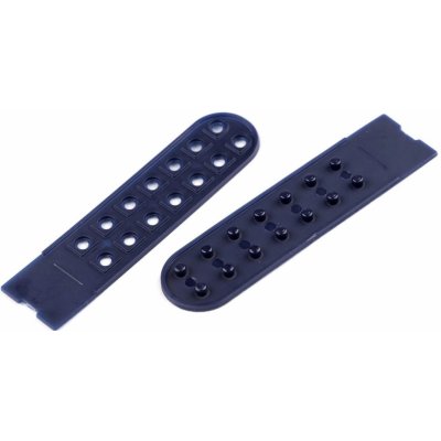 Zapínání / zkracovač na kšiltovky šíře 20 mm - modrá tmavá (5 pár) – Sleviste.cz