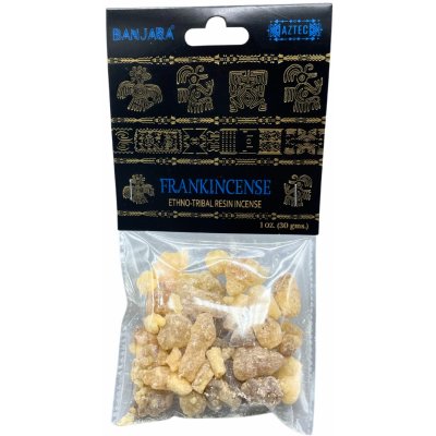 Banjara Vonná pryskyřice pro vykuřování Frankincense kadidlo a Myrha 30 g – Zboží Dáma