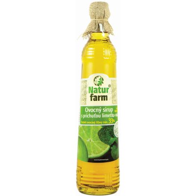 NaturFarm Sirup limetka+máta min. 33% 0,7 l – Zbozi.Blesk.cz