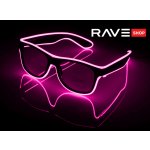 RAVEON Svítící brýle Wayfarer style | Růžové – Zboží Dáma