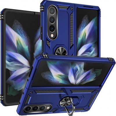Pouzdro Ring Armor case Samsung Galaxy Z Fold 4 modré