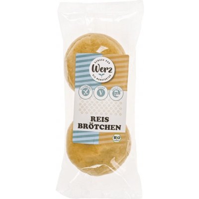 Werz Rýžové housky bez lepku trvanlivé BIO 2 ks 125 g – Zboží Dáma