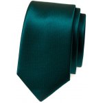 Avantgard Kravata Slim Lux 571-9049 zelená/petrol – Zboží Dáma