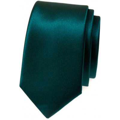 Avantgard Kravata Slim Lux 571-9049 zelená/petrol – Zboží Dáma