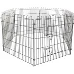 Flamingo Ohrádka pro štěňata Jax černá 160 x 80 cm – Zboží Dáma