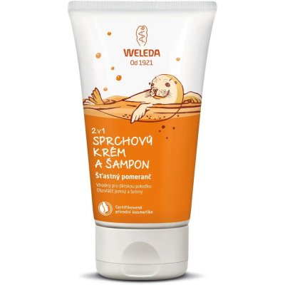 Weleda 2v1 Sprchový krém a šampon Šťastný pomeranč 150ml