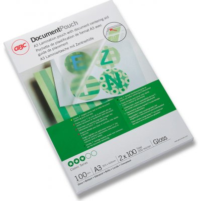 GBC - laminovací kapsy - A3, 100 mic, 100 ks – Hledejceny.cz