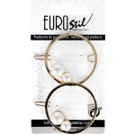 EUROSTIL A14 klip 2 ks s perlami kruhový – Zboží Dáma