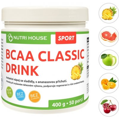NutriHouse BCAA CLASSIC DRINK 400 g – Hledejceny.cz