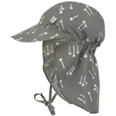 LÄSSIG klobouček SUN PROTECTION FLAP HAT Palms Deep Olive – Sleviste.cz