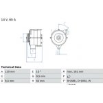 generátor BOSCH 0 986 034 560