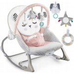 Divio vibrační lehátko houpátko 2v1 králíček prášek růžová – Hledejceny.cz