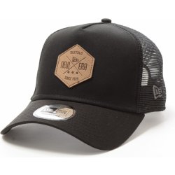 New Era 9FORTY A-Frame Trucker Heritage Patch Snapback Black