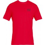 Pánské tričko s krátkým rukávem UA sportstyle Left Chest Red, 1326799-600 – Zboží Dáma