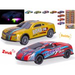 Mikro trading Auto závodní 12,5cm na zpětný chod světlo a zvuk – Zboží Dáma