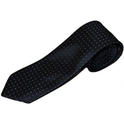 Pánská kravata se vzorem květů VD 544478 černá – Zboží Mobilmania