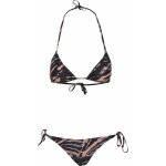 Urban classics Ladies Tie Dye Bikini vintageblue/papaya – Zboží Dáma