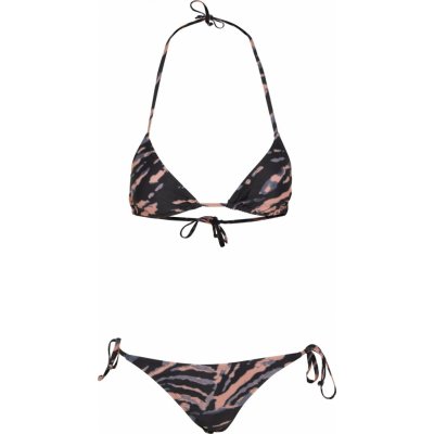Urban classics Ladies Tie Dye Bikini vintageblue/papaya – Zboží Dáma