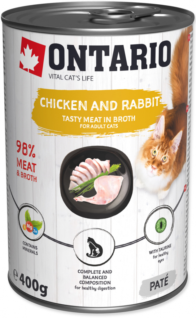 Ontario Cat Chicken and Rabbit 400 g