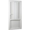 Venkovní dveře SKLADOVÁ-OKNA PREMIUM Bílá 88 x 208 cm pravé