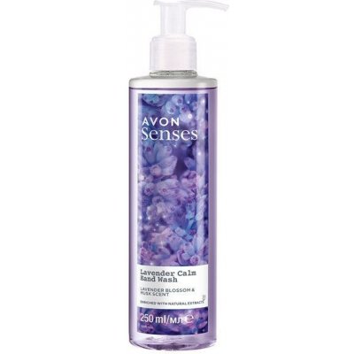 Avon Senses tekuté mýdlo s vůní levandule a mošusu 250 ml