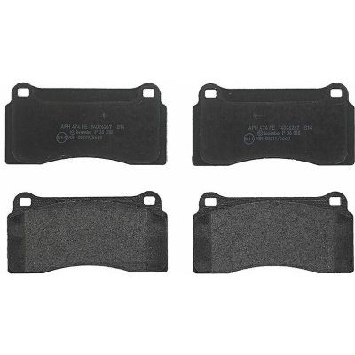 Sada brzdových destiček, kotoučová brzda BREMBO P 36 018 – Hledejceny.cz