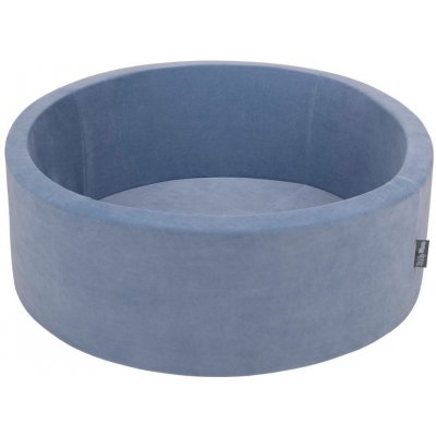 Divio Dětský suchý bazének Velvet 90 x 30 blankytný – Hledejceny.cz