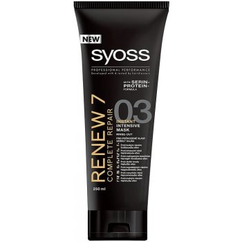 Syoss Renew 7 Complete Repair okamžitá regenerační maska pro poškozené vlasy 250 ml