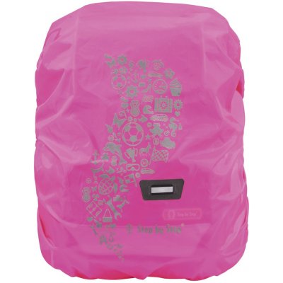 Pláštěnka pro školní aktovku nebo batoh, růžová 4047443424112 – Zboží Mobilmania