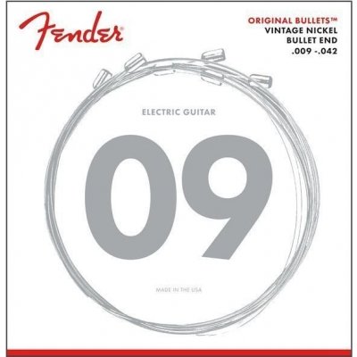 Fender Original Bullet Guitar Strings 9-42 – Sleviste.cz