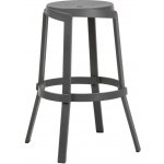 Nardi Šedá plastová zahradní barová židle Stack Maxi 76,5 cm – Hledejceny.cz