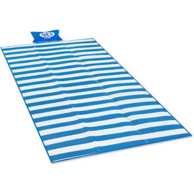 Nils Camp Plážová deka Modrá 179 x 89 cm – Zboží Dáma