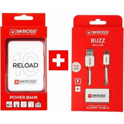 Skross Reload 10 + Alarm USB kabel ZDARMA! DN56-Promo – Zbozi.Blesk.cz