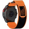 Řemínek k chytrým hodinkám PROTEMIO 93776 STURDY Nylonový řemínek pro Garmin Fenix 8 43mm oranžový