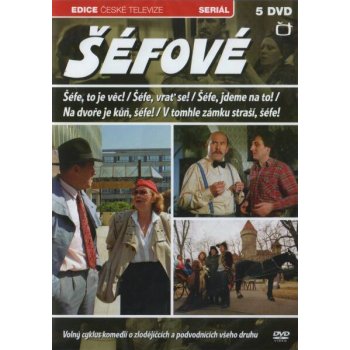 Kolekce "šéfové": šéfe, to je věc + šéfe, jdeme na to + šéfe, vrať se + na dvoře je kůň, šéfe + v tomhle zámku straší, šéfe, 5 DVD