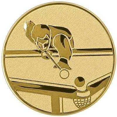 Emblém 25mm "Kulečník" zlatý 1062510 – Hledejceny.cz