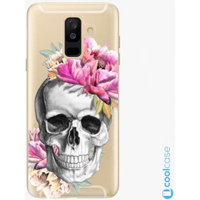 Pouzdro iSaprio Pretty Skull - Samsung Galaxy A6 Plus