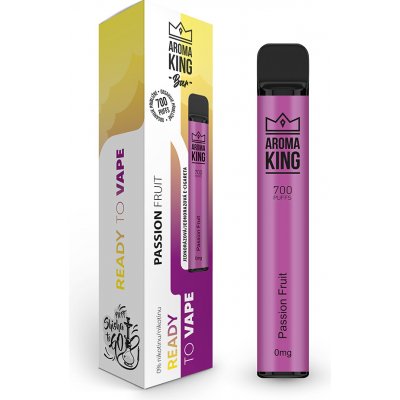 Aroma King Hookah Passion Fruit 0 mg 700 potáhnutí – Zboží Dáma